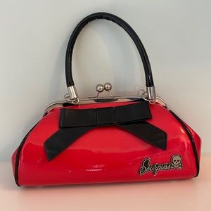 Sourpuss Super Floozy Purse in Red and Black